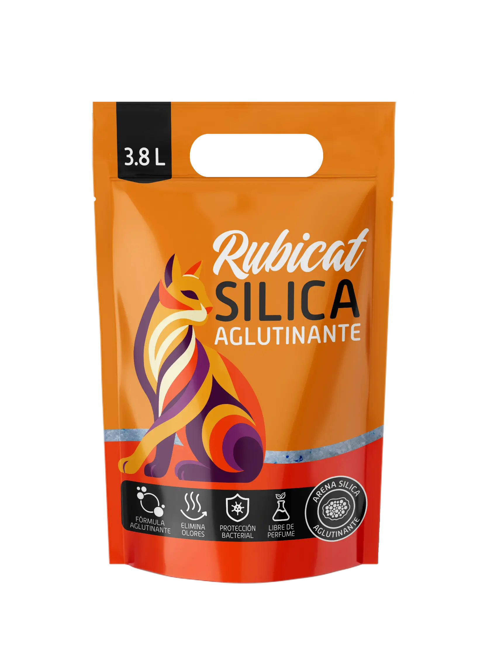 Rubicat Silica Aglutinante — Arena de sílica aglutinante 3.8L